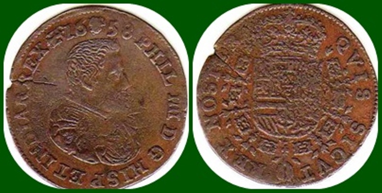 1658 -  FHILPPVS  IIII- jeton de finanzas - dugniolle nº 4119