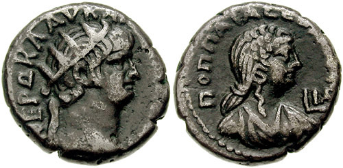 Nero AR Tetradrachm, Milne