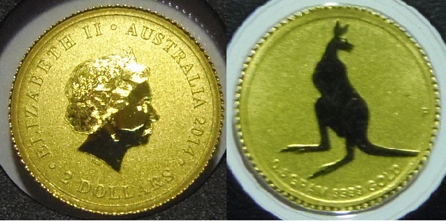 2 Dolares. Australia. Perth. Año 2014. Australian mini Roo.