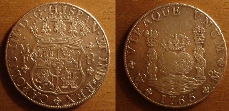 8 reales de Carlos III de México, 1765