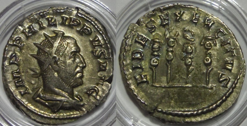 Antoniano. Filipo I. 248-249. Roma. FIDES EXERCITVS.