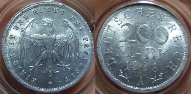 200 Marcos. Republica de Weimar (Alemania). Berlín. 1923.