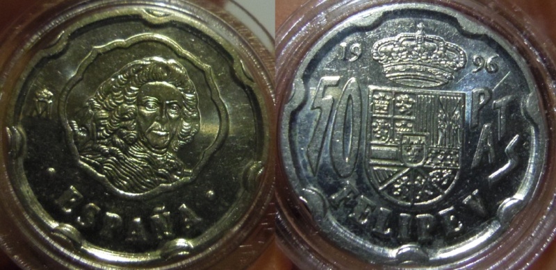 50 Pesetas. Felipe V. Madrid. 1996. SC.