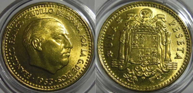 1 Peseta. Francisco Franco. Madrid. 1965. SC.