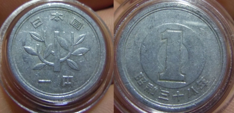 1 Yen. Japón. Osaka. 1963 (Año 38 de la era Shōwa).