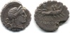 AR Denarius Aserrado Ø:18 mm  - p:3.60 gr 

Anv: Cabeza con diadema de Venus viendo a derecha - "S C".
Rev: Victoria en triga cabalgando a derecha, "LXIII" número de control sobre los caballos. "C•NAE•BALB•" (AB y AL en ligadura) en Exergo.
Una de las dos ocasiones en que se acuña una triga (Carruaje de guerra griego tirado por tres caballos) en las monedas romanas. 

Acuñada: 79 a.C.
Ceca:    Roma
  
Referencias: Sear RCTV Vol.1 #309 Pag.130 - Craw RRC #382/1b - Syd CRR #769b -BMCRR #2926-76 - RSC Vol.1 Naevia 6 Pag.68