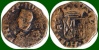 1638 - FELIPE IV - Grano con los lados rectos o curvos adornados Anvrs.- FHILIPPVS-IIII-D-G. (Busto a izquierda, detras siglas abajo fecha) Revrs.- + SICILIAE-ET-HIERVSALEM. (Escudo partido a los lados fecha ) R1