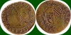 1649 - FHILIPP IIII - jeton con los bustos de fhilip y ana de austria - segundo matrimonio de filipp iv - referencia dugniolle nº 4029