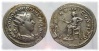 Gordian III (238-244 A.D.) AR Antoninianus. 
Obverse: Bust of emperor facing right, radiate, draped, cuirassed; IMP GORDIANVS PIVS FEL AVG. 
Reverse: Apollo seated left; bare to waist; holding branch and resting left elbow on lyre; PM TR P IIII COS II PP. Rome mint, A.D. 241-243. 
Reference: RIC IV-3 88; Cohen 250; Sear (5) 8645.