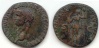 41-50 aC.
Anv: Busto de Claudio a Izq, TI CLAVDIVS CAESAR AVG P M TR P IMP
Rev: CONSTANTIAE AVGVSTI / SC
10,5 gr. 27 mm.