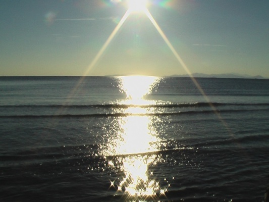 tramonto sul mare,follonica