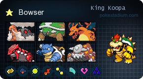 Bowser's Trainer Card