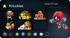 Knuckles' Trainer Card