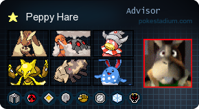 Peppy Hare's Trainer Card