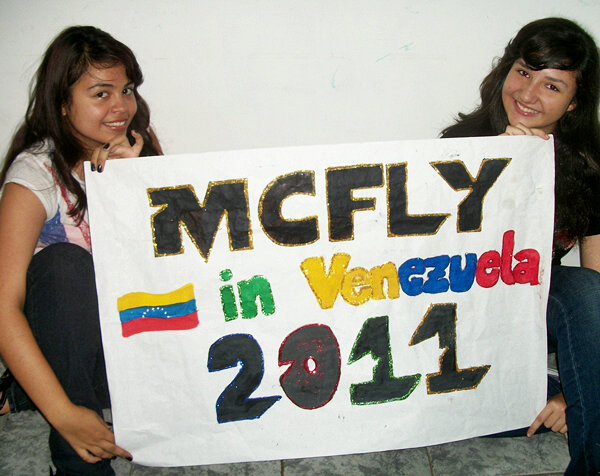 McFLY in Venezuela 2011 (Banner visto por Harry)