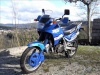 voila ma toute premiere moto un 650 DR rs de 1992 ( avec demarage au kick )
je me suis bien amuse avec  le bruit etait sympas aussi