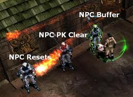 NPC Buffer, PK clear & Reset