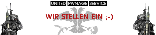 Banner "Wir stellen ein ;-)" (rot)