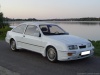 sierra cosworth 204ch

Moteur : 4 cylindres en ligne 1993 cm³ 16 soupapes + Turbo
Puissance Maxi : 204 Ch (150 Kw) à 6000 tr/min (Régime Maxi 6500 tr/min)
Couple Maxi : 276 Nm (28.1 mKg) à 4500 tr/min (~ 177Ch)
Transmission : Propulsion + autobloquant
Année de lancement : 1985

Vitesse Maxi : 233 Km/h 
400m DA : 14.9 s. 
Km DA : 27.2 s. 

sierra cosworth 4x4 220ch

Moteur : 4 cylindres en ligne 1993 cm³ 16 soupapes + Turbo
Puissance Maxi : 220 Ch (162 Kw) à 6250 tr/min (Régime Maxi 7200 tr/min)
Couple Maxi : 290 Nm (29.6 mKg) à 3500 tr/min (~ 144Ch)
Transmission : Integrale
Année de lancement : 1990

Vitesse Maxi : 238 Km/h 
400m DA : 14.2 s. 
Km DA : 26.7 s.