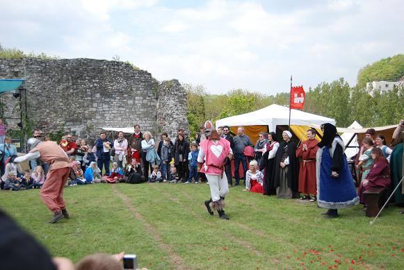 Le Chevalier rose en plein combat