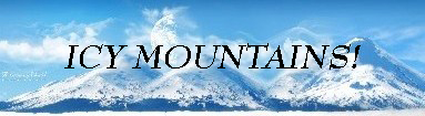 Finished: Icy Mountains banner