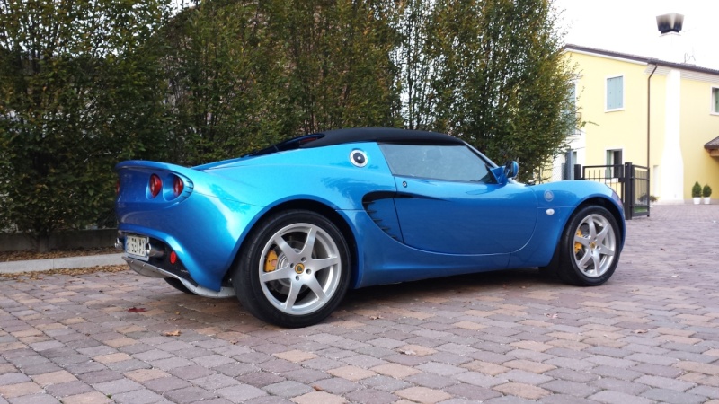 La mia Lotus Elise Laser blue - 001