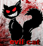 evil cat