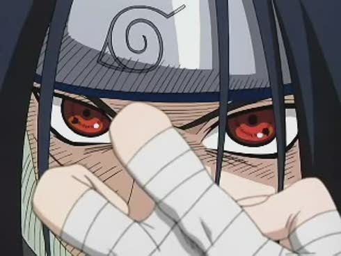 sasuke y su sharingan!