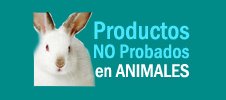 No a los productos testados en animales