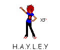 =`) HAYLEY .