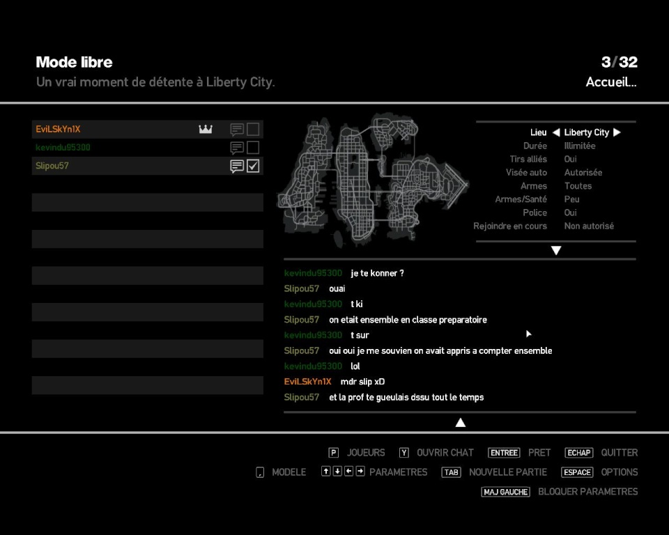 GTA IV - Slip dlire sur le tchat lool