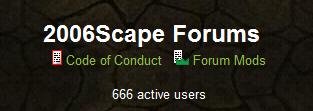 666 Forum users 2006scape