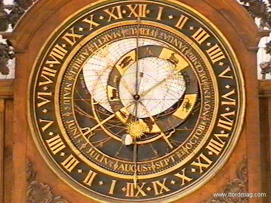 horloge astromique d'une cathédrale