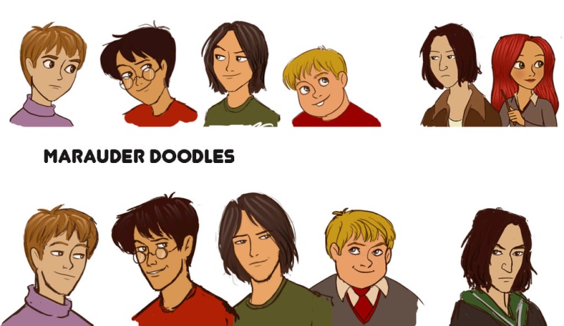 marauder doodles by julvett