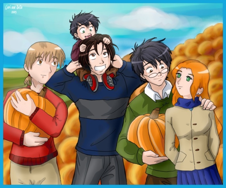 marauders at the pumpkin patch by irishgirl982