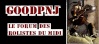 Le second logo de GoodPNJ est orient jeux de rles bourrins avec des couleurs rouge sang et un berserker.