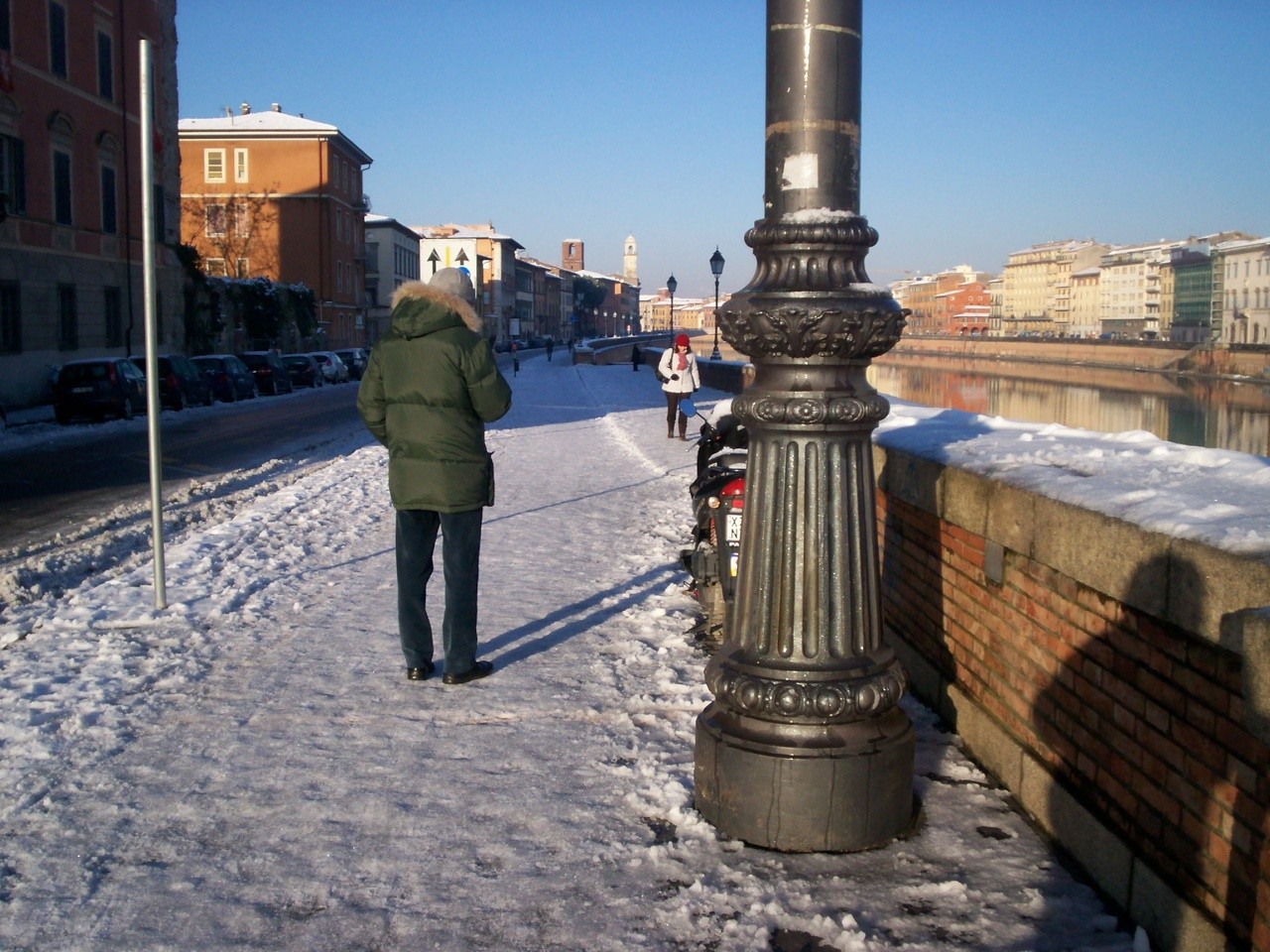 nevicata del 17-12 -2010 a Pisa  2 giorni dopo