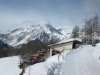 Sulle piste di Sansicario, che conducono a Pariol (pista 71), è accessibile anche a partire dal sentiero panoramico di Sestriere. Splendida vista su Bousson, Val di Thures, Monti della Luna