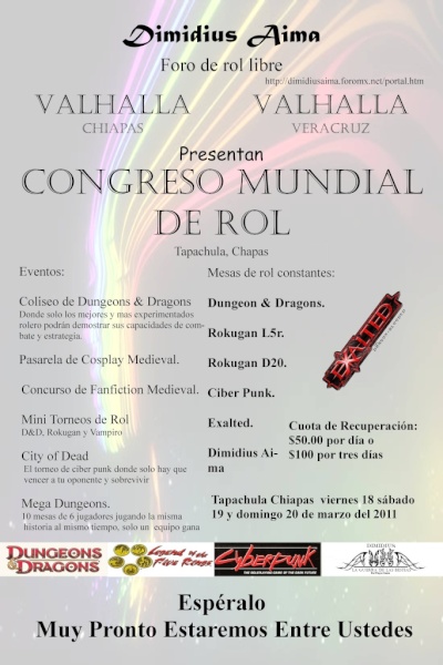 1°congreso mundial de rol