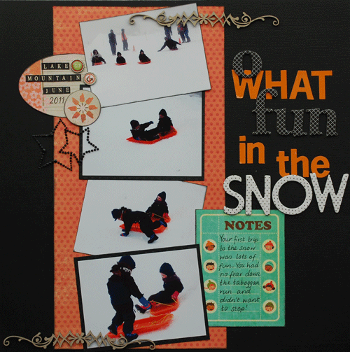 O What fun in the snow - August