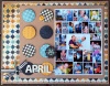 Using my photo collage for the month of April