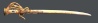 broadsword.. well, a well-made golden hilted one. Does not mean it cuts batter