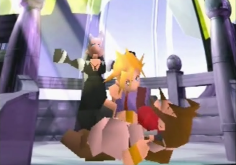 Sephiroth seem a bit crazy on this picture, no?