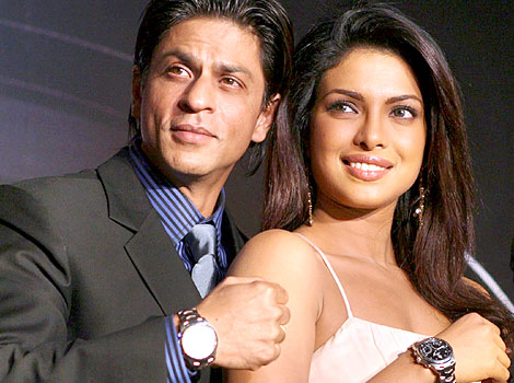 SRK et Priyanka le 2 déc.2007 à New Dehli-Promo Tag Heuer - 003
