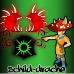 Schild-Drache