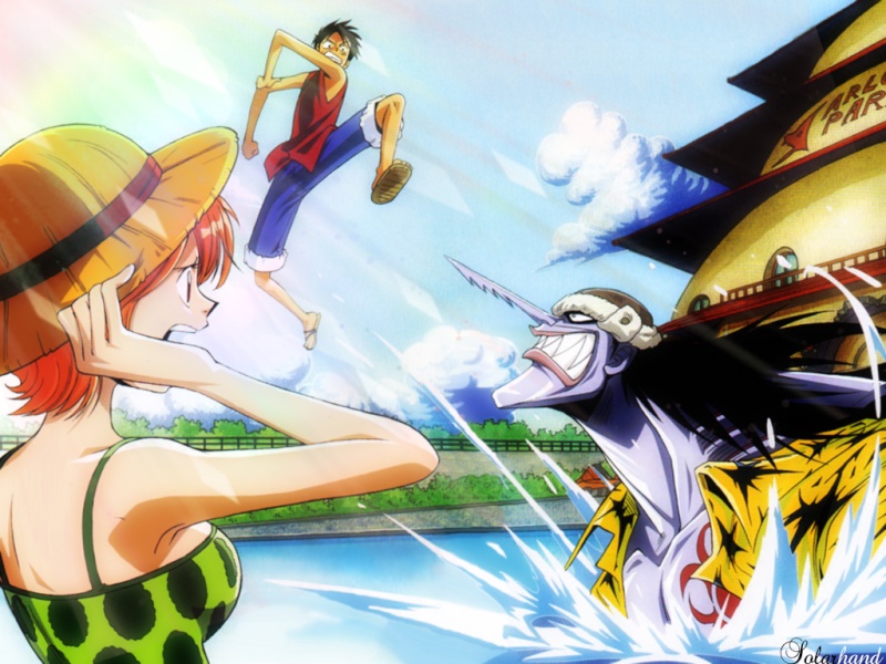 Luffy VS Arlong!