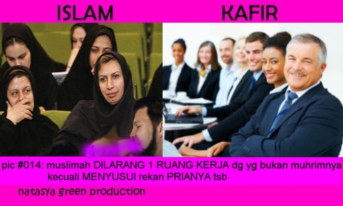 pic #14 muslimah HARUS MENYUSUI rekan kerja prianya UNTUK BERADA 1 ruangan dg pria