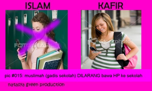 pic #15 muslimah gadis DILARANG bawa hp ke sekolah