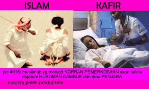 pic #16 muslimah yang menjadi KORBAN PEMERKOSAAN selalu DIJATUHI HUKUMAN CAMBUK