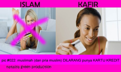 pic #22 muslimah DILARANG PUNYA kartu kredit